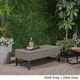 preview thumbnail 7 of 10, Regent Outdoor Wicker Storage Bench with Rack by Christopher Knight Home