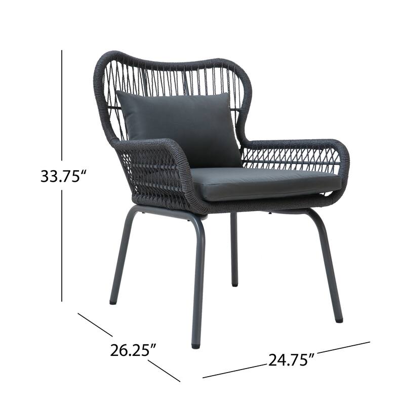 Southport 3-piece Outdoor Conversation Set by Christopher Knight Home