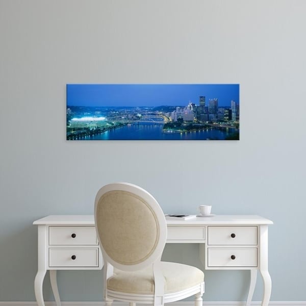 Easy Art Prints Panoramic Images's 'Three Rivers Stadium, Pittsburgh, Pennsylvania' Canvas Art