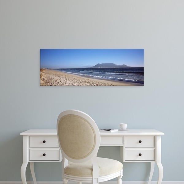 Easy Art Prints Panoramic Images's 'Table Mountain, Bloubergstrand, Cape Town, Western Cape Province, South Africa' Canvas Art