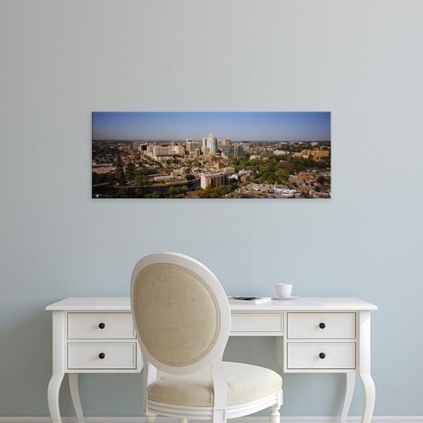 Easy Art Prints Panoramic Images's 'High angle view of a city, Wilmington, Delaware, USA' Premium Canvas Art