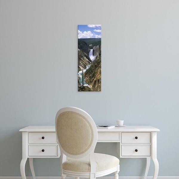 Easy Art Prints Panoramic Images's 'Artist Point, Yellowstone River, Yellowstone National Park, Wyoming' Canvas Art