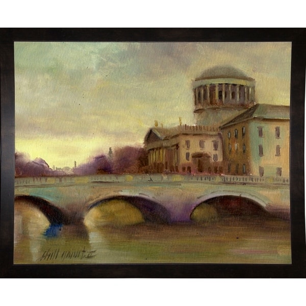 Liffey River, Ireland-HALGRO111622 Print 8"x9.75" by Hall Groat II
