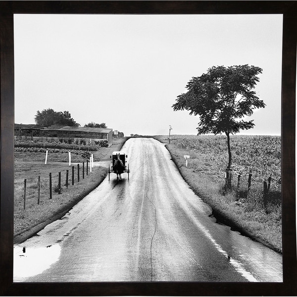 The Amish Road-HARLAN74162 Print 20"x20" by Harold Silverman - Landscapes