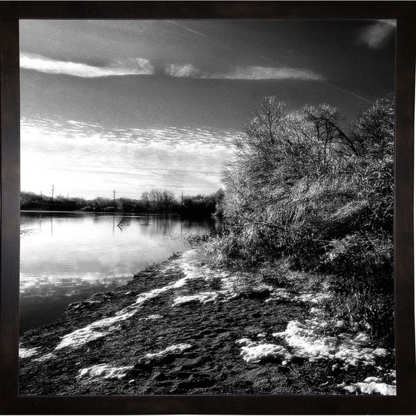 Edge Of The Lake-HARLAN74272 Print 20"x20" by Harold Silverman - Landscapes