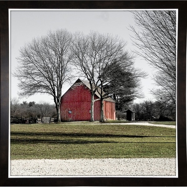 Country Barn Circa 1865-HARLAN90253 Print 18"x18" by Harold Silverman - Landscapes