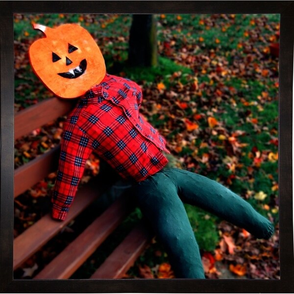 Pumpkin Head-HARMSC53720 Print 12"x12" by Harold Silverman - Msc.
