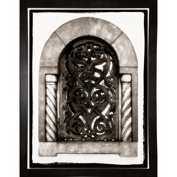Stone Window-HARBUI57878 Print 15.75"x11.75" by Harold Silverman - Buildings & Cityscapes