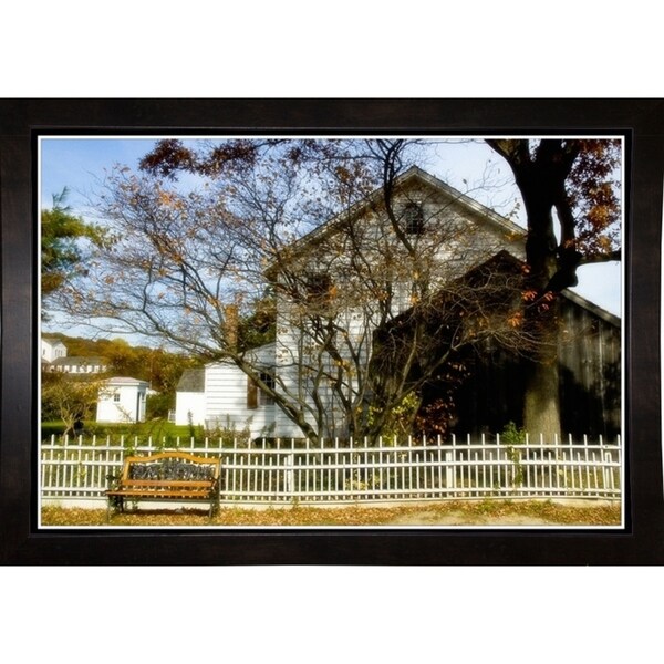 Country Fence-HARBUI62479 Print 12.75"x18.75" by Harold Silverman - Buildings & Cityscapes