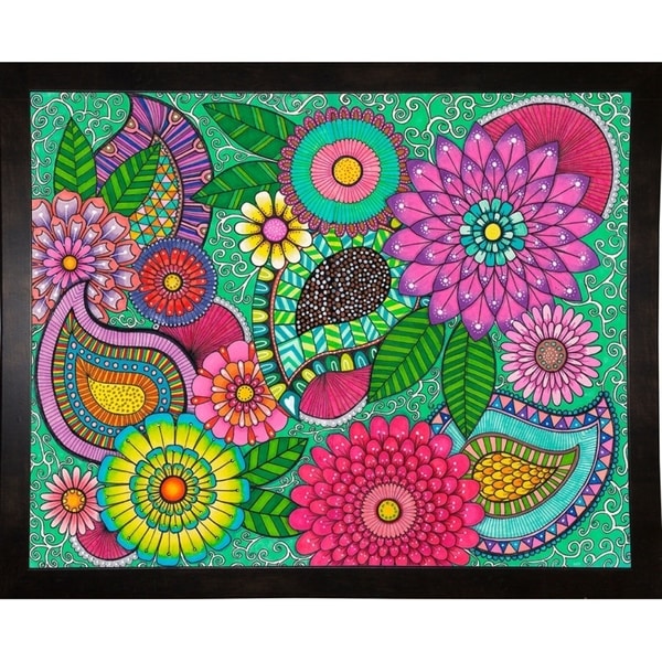 Paisley Garden-HELANG140433 Print 16.25"x20.25" by Hello Angel