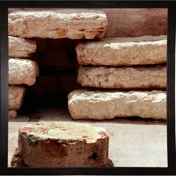 Jerusalum Stone-HARMSC54473 Print 6"x6" by Harold Silverman - Msc.