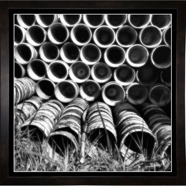 Flower Pot Design-HARMSC75658 Print 21.75"x21.75" by Harold Silverman - Msc.