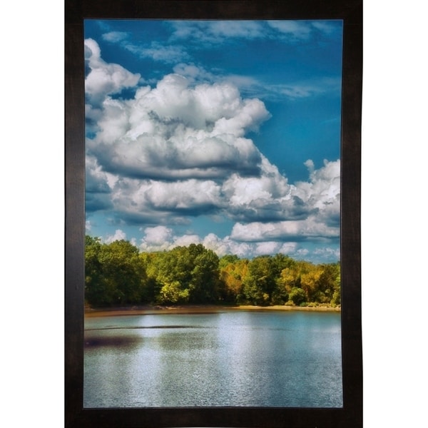 Clouds Over The River Cove-JAIJOH140017 Print 20"x13.25" by Jai Johnson