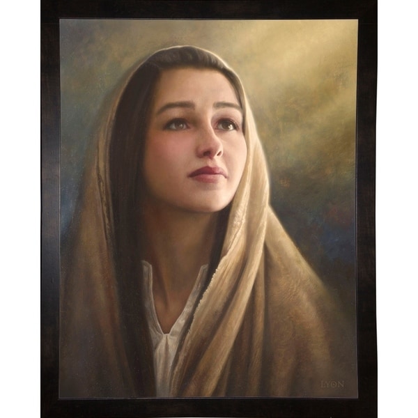 Blessed Art Thou-HOWLYO128884 Print 16.25"x12.75" by Howard Lyon