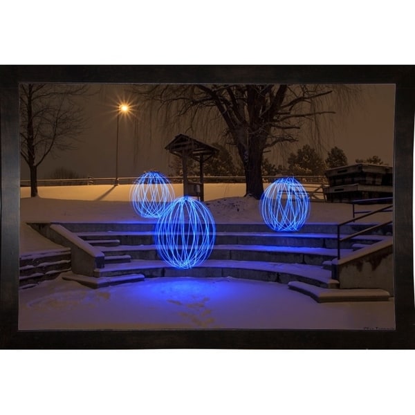 Spheres On The Steps-IANTOR118409 Print 12.75"x19.5" by Ian Tornquist