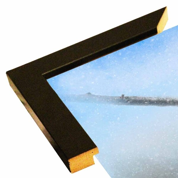 Chickadee In The Snow-JAIJOH140332 Print 13.25"x20" by Jai Johnson