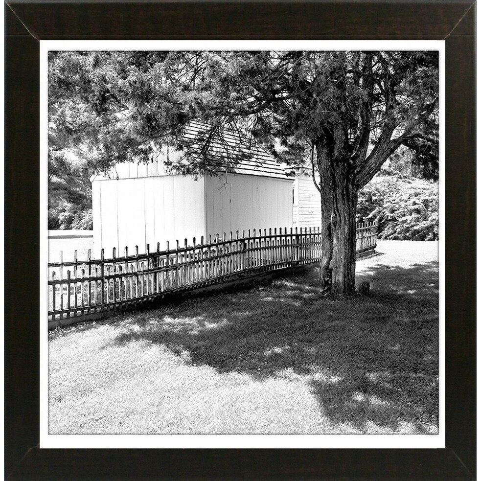 Shop Backyard Fence And Building Harbui84807 Print 20 X20 By