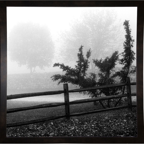 Shades Of Grey 2-HARTRE74776 Print 20"x20" by Harold Silverman - Trees & Old Fences