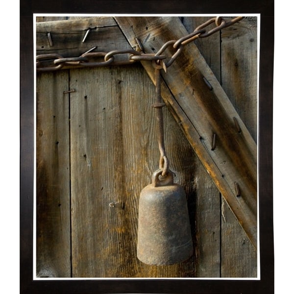 Cow Bell On A Link Chain-HARMSC90061 Print 13"x11" by Harold Silverman - Msc.