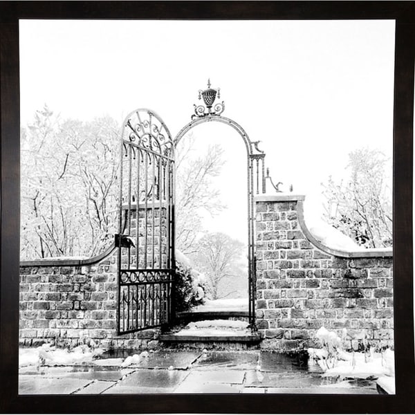 Iron Door And Snow-HARBUI50312 Print 20.5"x20.5" by Harold Silverman - Buildings & Cityscapes
