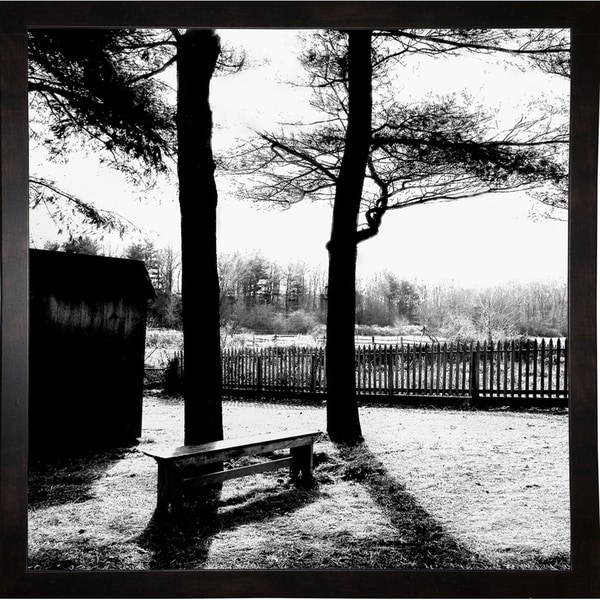 Shadows Of The Field-HARTRE86960 Print 20.25"x20.25" by Harold Silverman - Trees & Old Fences