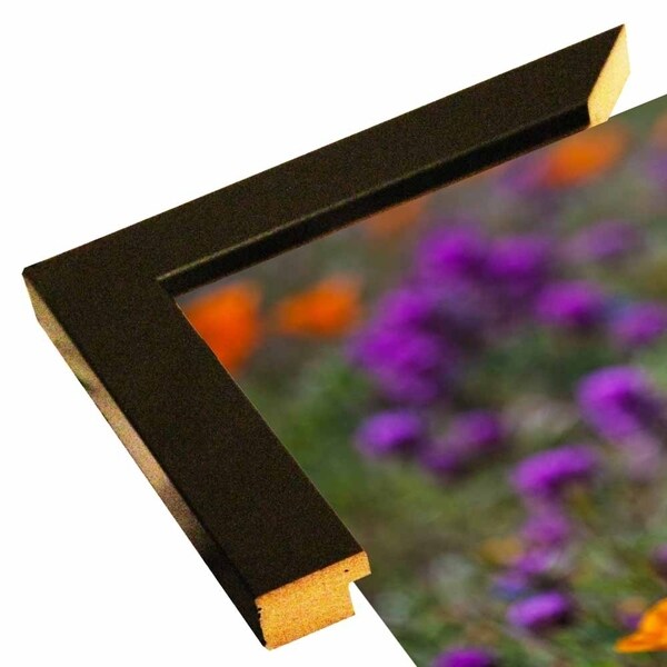 Poppies Purple Forground-JANSUL114260 Print 12.25"x18.25" by Janice Sullivan