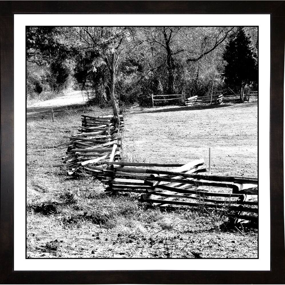 Fence Corner Circa 1865-HARTRE87168 Print 20"x20" by Harold Silverman - Trees & Old Fences