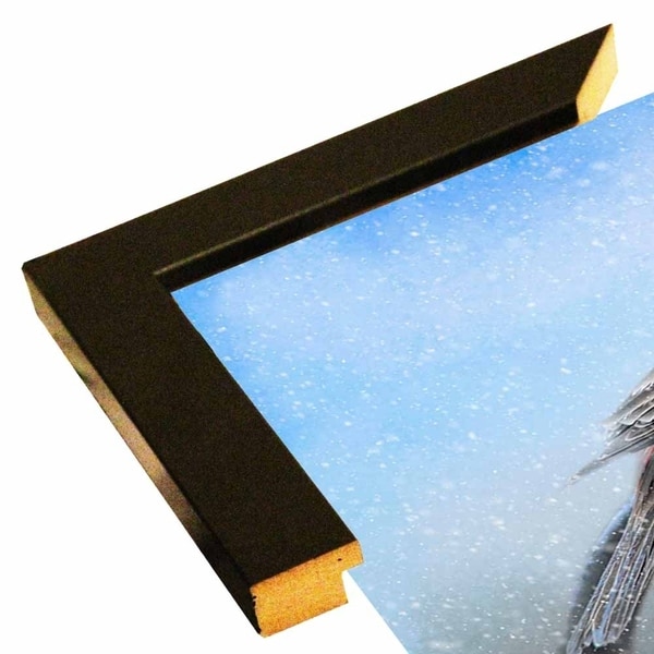 Finch In The Snow-JAIJOH140341 Print 13.25"x20" by Jai Johnson