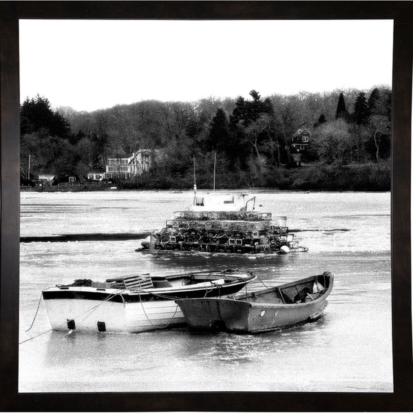 Winter Ice-HARBOA74269 Print 20"x20" by Harold Silverman - Boats