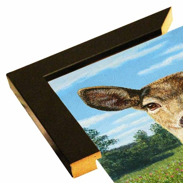A Sunny Doe-JAMJOH131699 Print 14"x12.25" by James W. Johnson