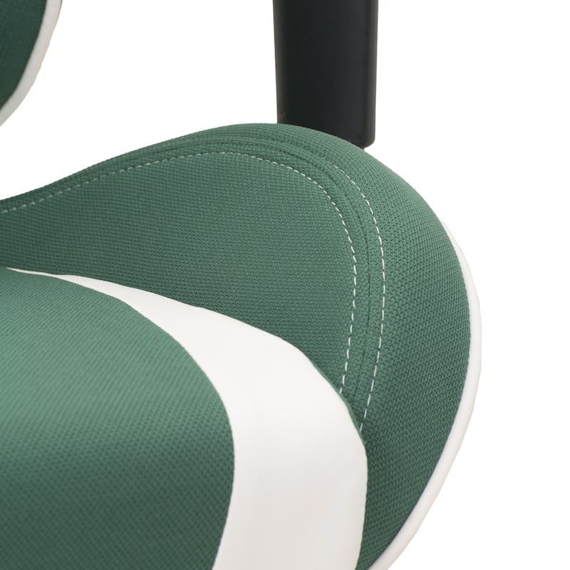 Porch & Den Banton Bonded Leather, Fabric, and Mesh High-back Ergonomic Gaming Chair