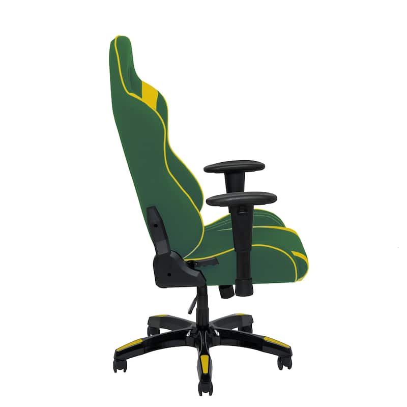 Porch & Den Banton Bonded Leather, Fabric, and Mesh High-back Ergonomic Gaming Chair