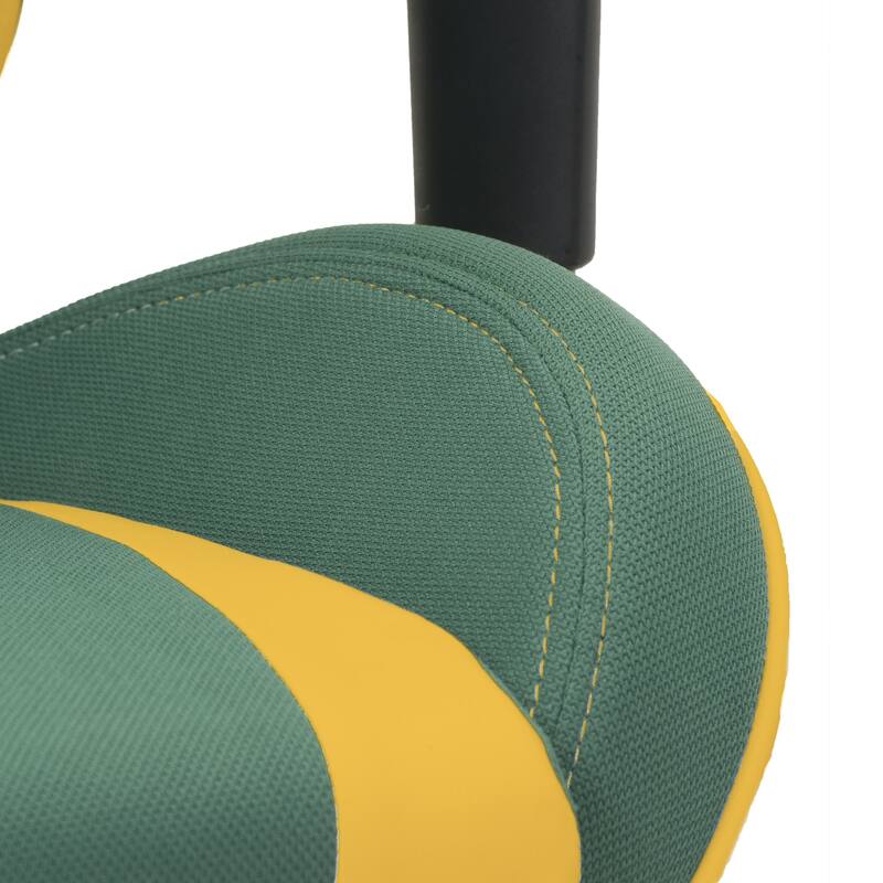 Porch & Den Banton Bonded Leather, Fabric, and Mesh High-back Ergonomic Gaming Chair