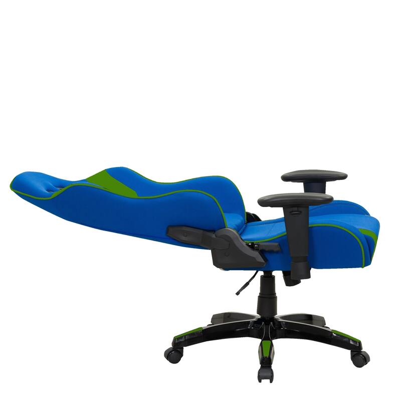 Porch & Den Banton Bonded Leather, Fabric, and Mesh High-back Ergonomic Gaming Chair