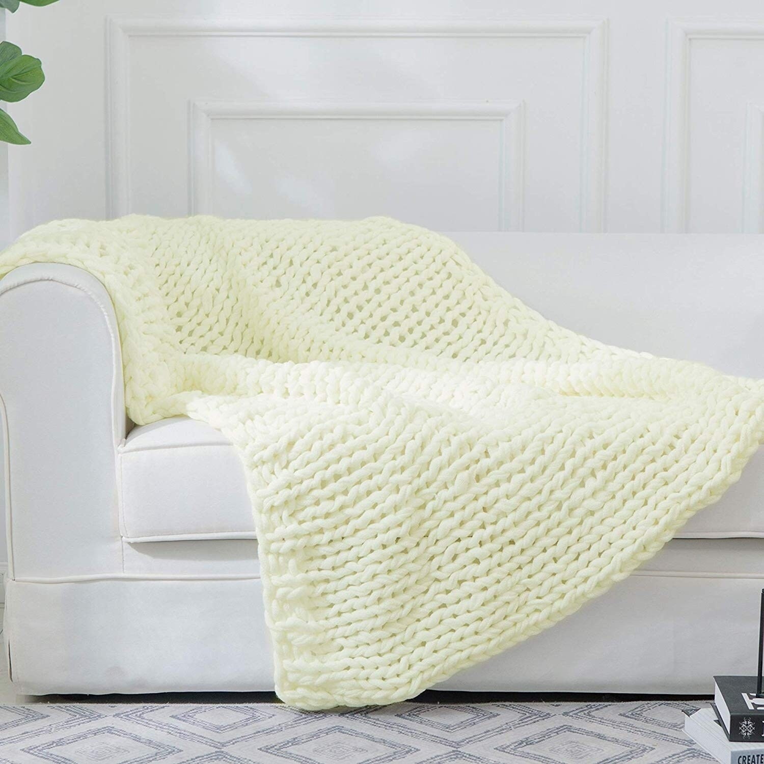 Shop Cheer Collection Ultra Plush And Soft Chunky Cable Knit Throw Blanket On Sale Overstock 24168632