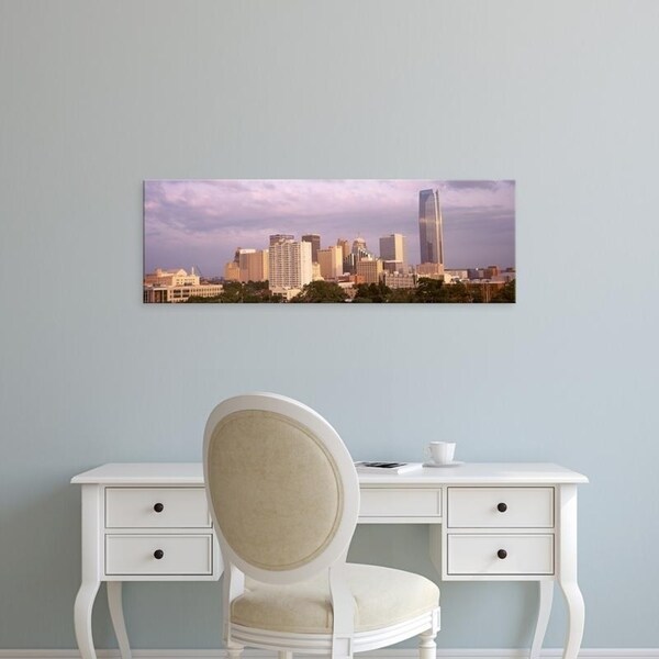 Easy Art Prints Panoramic Images's 'Downtown skyline, Oklahoma City, Oklahoma, USA' Premium Canvas Art