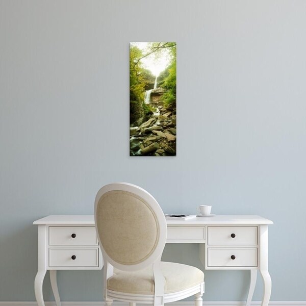 Easy Art Prints Panoramic Images's 'Kaaterskill Falls in autumn, New York State, USA' Premium Canvas Art