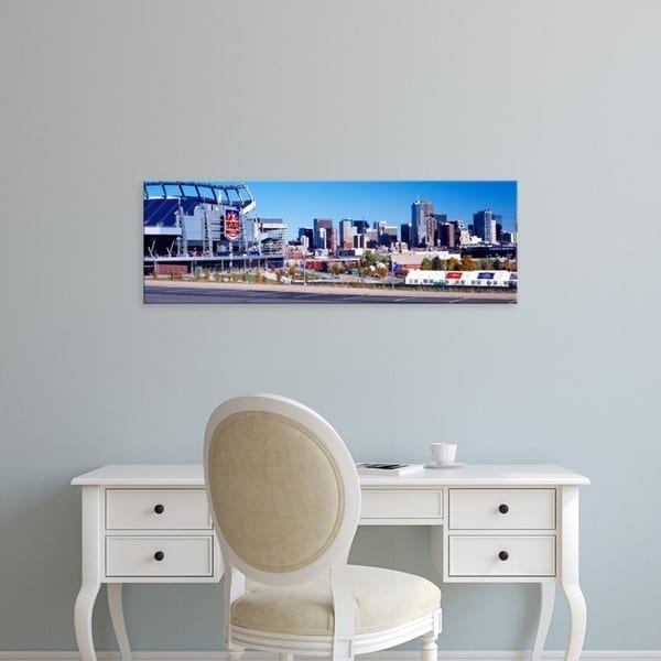 Easy Art Prints Panoramic Images's 'Stadium, Sports Authority Field at Mile High, Denver, Denver County, Colorado' Canvas Art