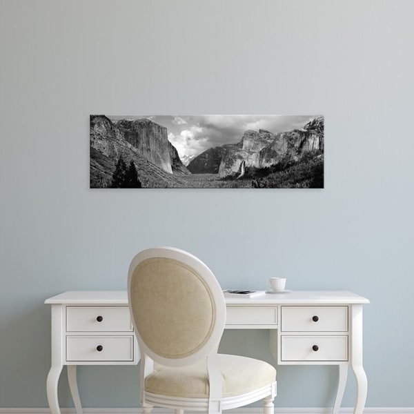 Easy Art Prints Panoramic Images's 'USA, California, Yosemite National Park, View of rock formations in a landscape' Canvas Art