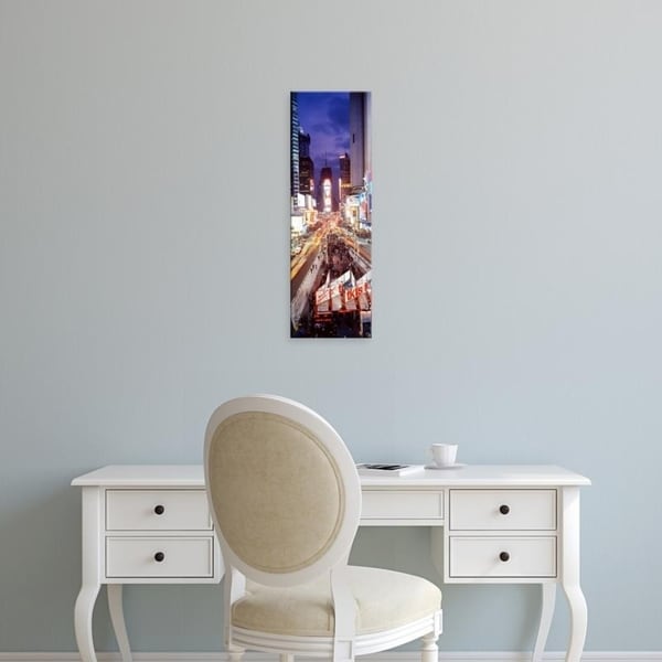 Easy Art Prints Panoramic Images's 'Times Square, NYC, New York City, New York State, USA' Premium Canvas Art