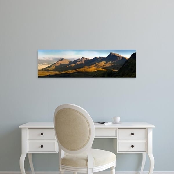 Easy Art Prints Panoramic Images's 'Trotternish?Ridge at sunset, Skye, Scotland' Premium Canvas Art