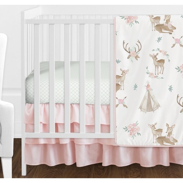 Sweet jojo woodland crib bedding deals