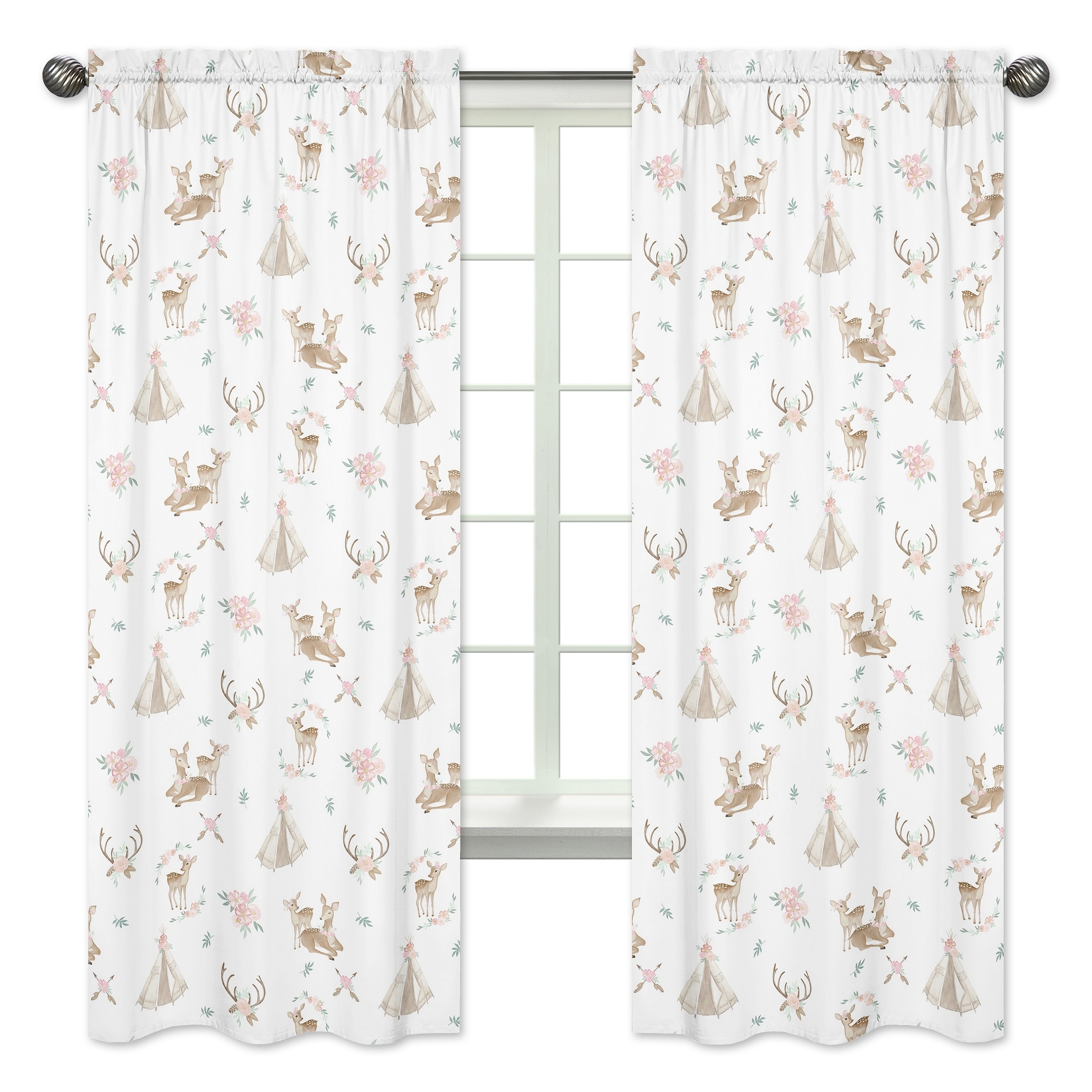 sweet jojo bear mountain curtains