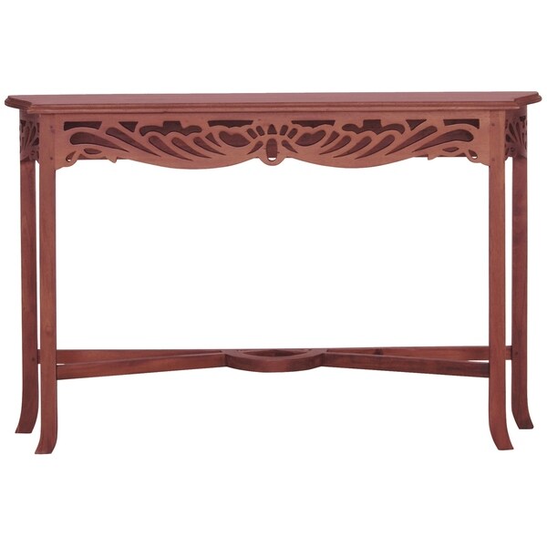 Fine Handcrafted Solid Mahogany Wood Bordeaux End Table