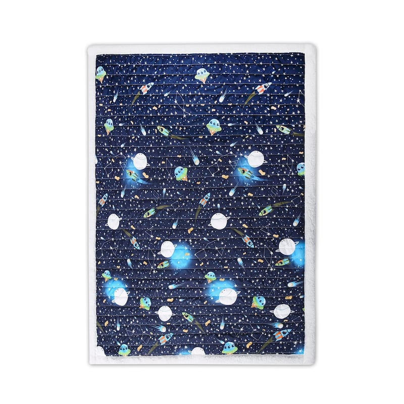Lush Decor Universe Sherpa Throw