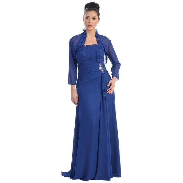 Elegant Mother of the Bride Dress with Matching Jacket (As Is Item) - Bed  Bath & Beyond