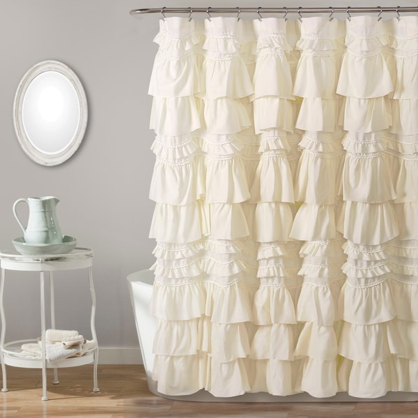 The Gray Barn Hallelujah Acres Shower Curtain Blush