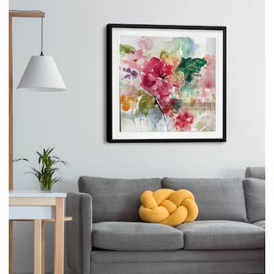 Citrus Floral Punch -Framed Giclee Print