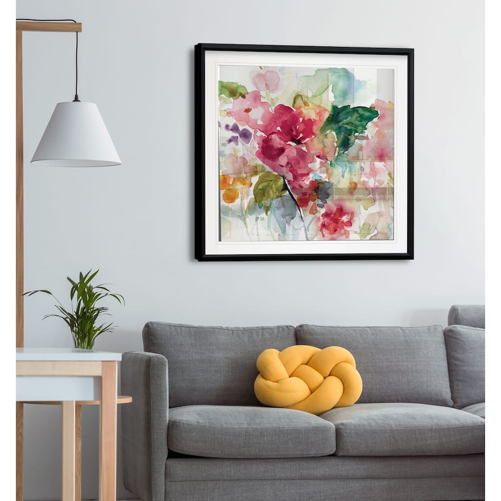 Citrus Floral Punch -Framed Giclee Print