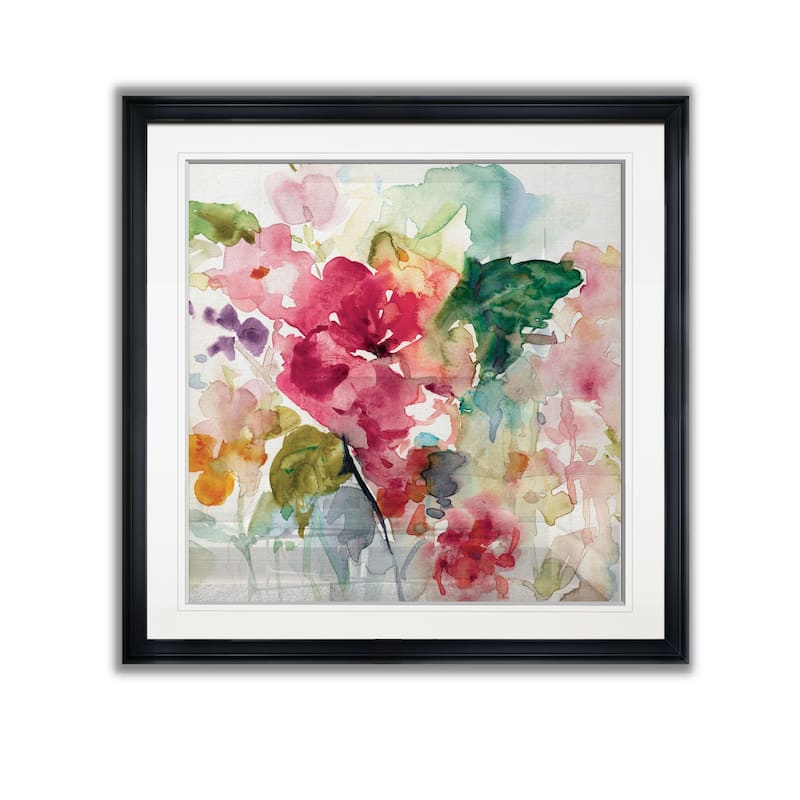 Citrus Floral Punch -Framed Giclee Print